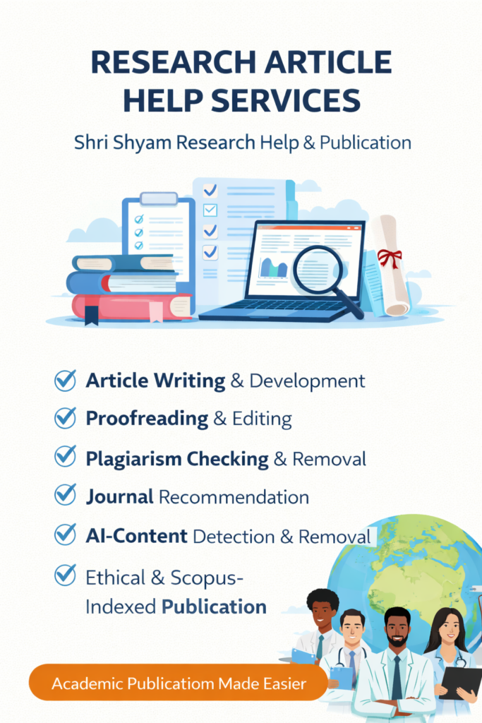 research article assistance services offered